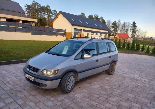 samochody osobowe Opel Zafira cena 2800 przebieg: 253800, rok produkcji 1999 z Jordanów